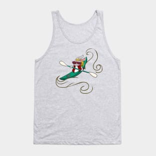 Bunny kayaking Tank Top